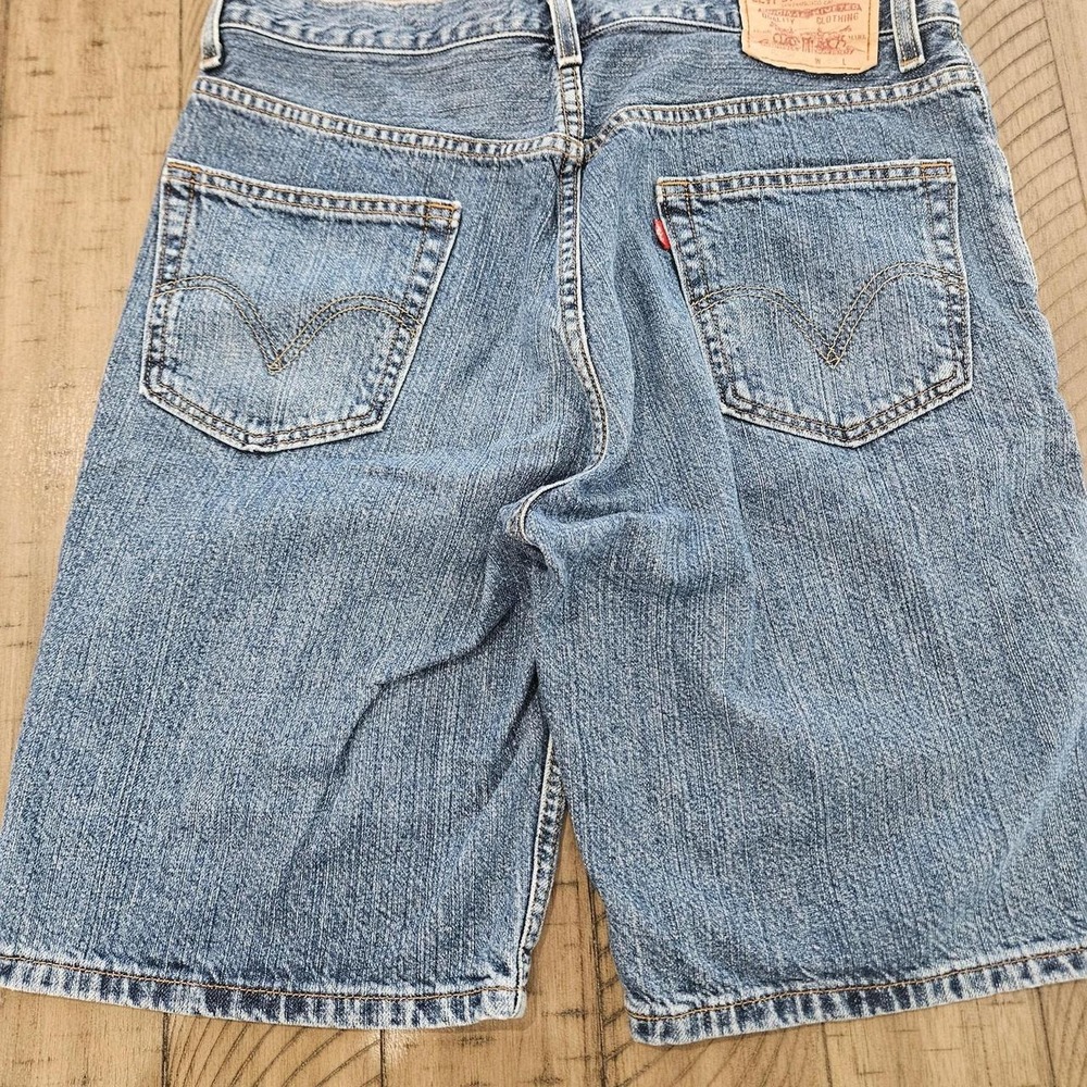 Vintage Levi's Denim Jean Shorts Jorts 34 Cotton Heritage Lot of 2 Timeless Men - Picture 4 of 8